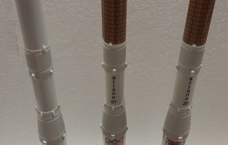 Modell Rakete Ariane 1 - 3