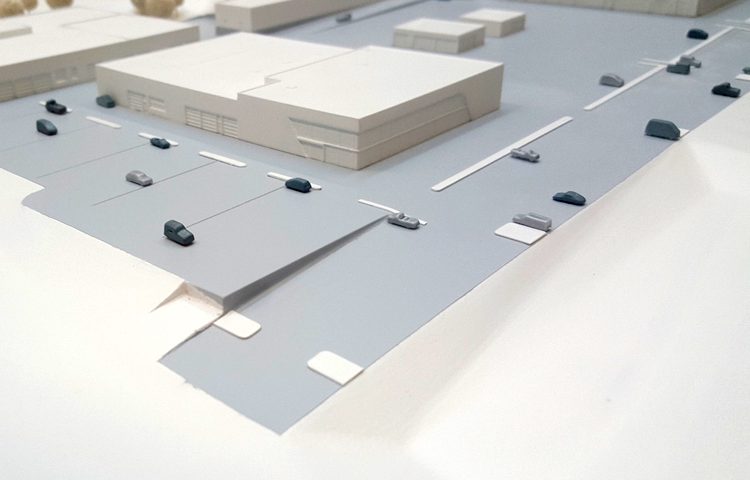 Präsentationsmodell Automobil-Zentrum-Hof