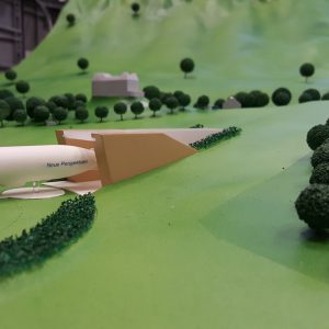 Geländemodell  Modellstudie, Bayern