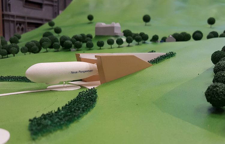 Geländemodell  Modellstudie, Bayern