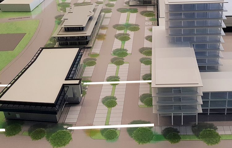Präsentationsmodell Gewerbepark HERTO Kolbermoor