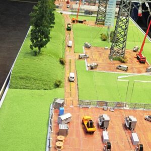 Seiltausch-Modell, TransnetBW GmbH, AMOS -Modellbau - Übertragungsnetzbetreiber für Baden-Württemberg