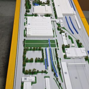 Anschauungsmodell: U-Bahnbetriebshof Nord, München M 1: 500